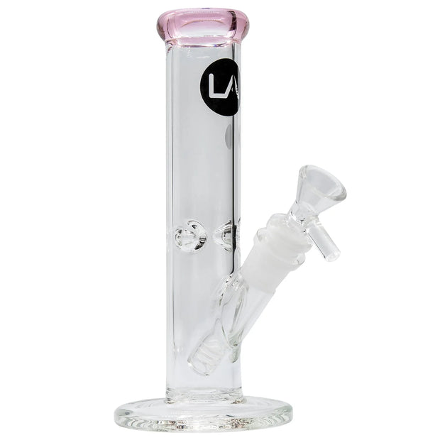 LA Pipes Straight Shooter Bong - Multiple Colors - 8" - Headshop.com