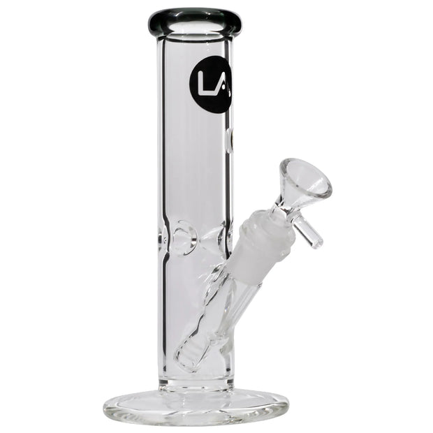 LA Pipes Straight Shooter Bong - Multiple Colors - 8" - Headshop.com
