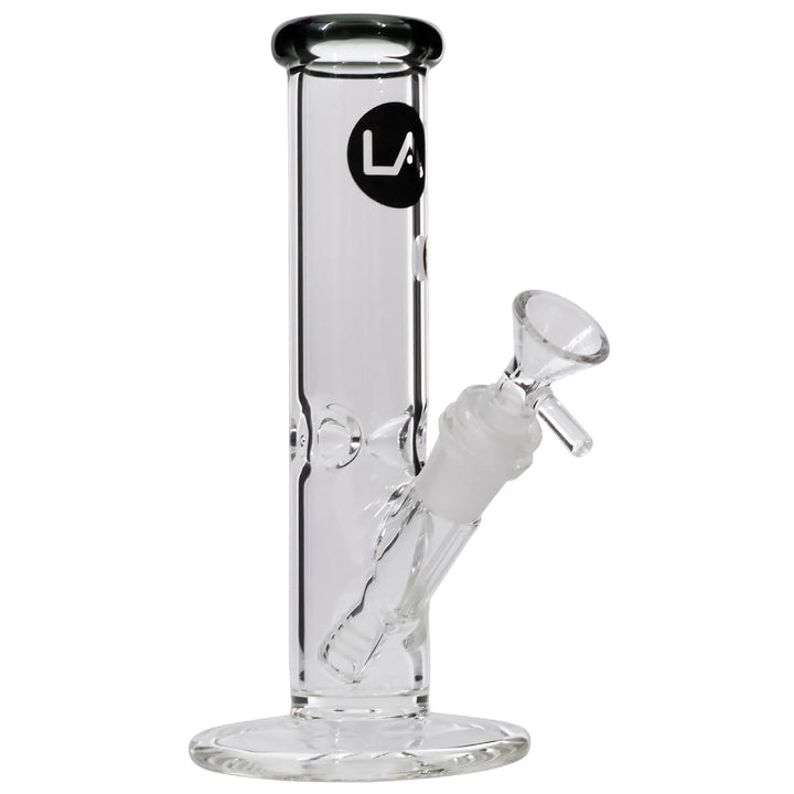 LA Pipes Straight Shooter Bong - Multiple Colors - 8" - Headshop.com