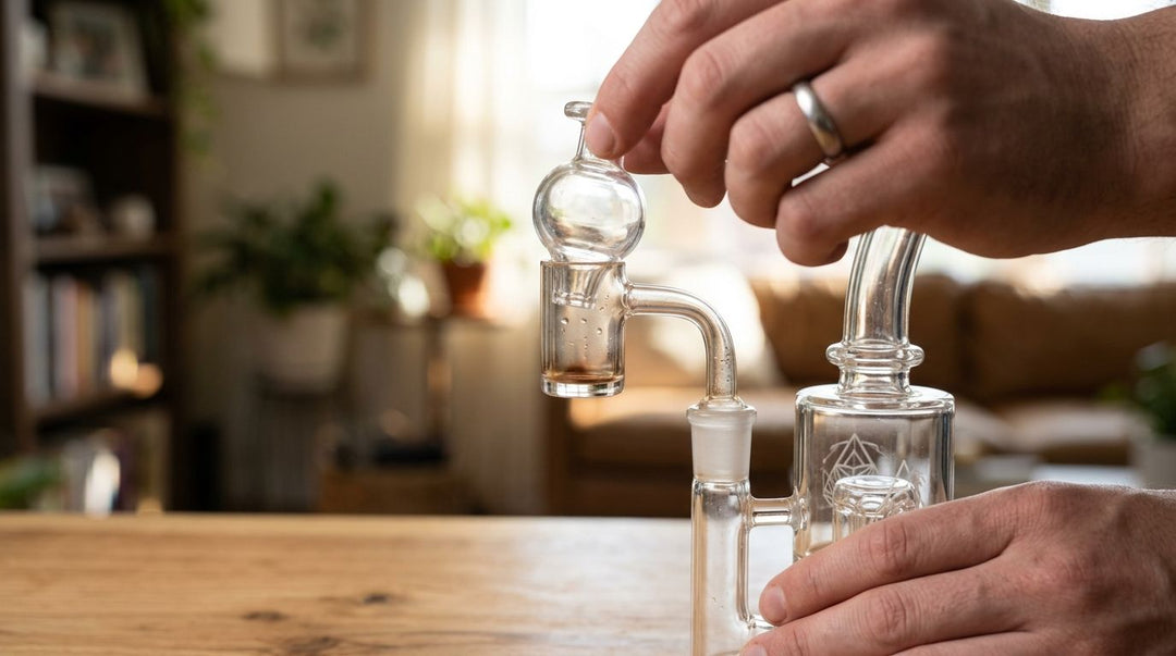 How to connect a carb cap to your quartz banger
