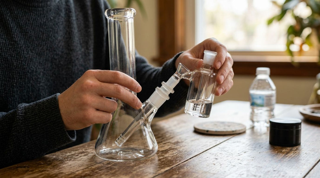 How to attach an ash catcher to your bong