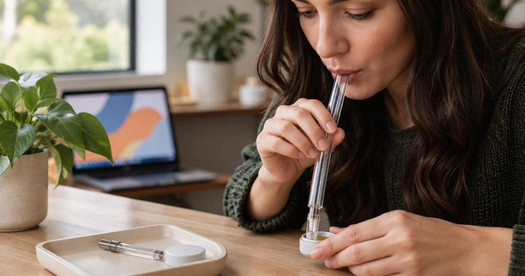 How do you use a dab straw without a torch?