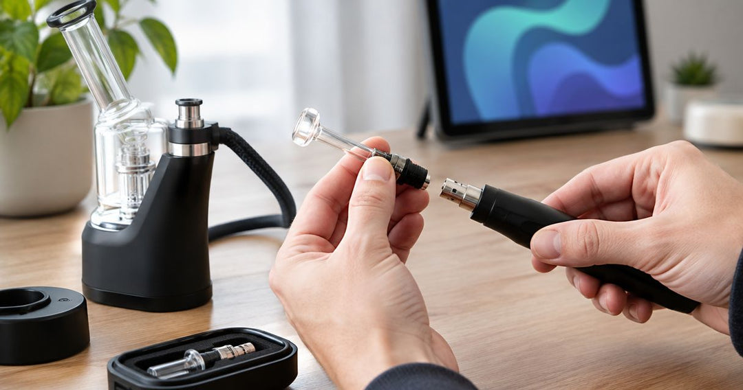 How to connect a dart to your e-nail for low-temp dabs