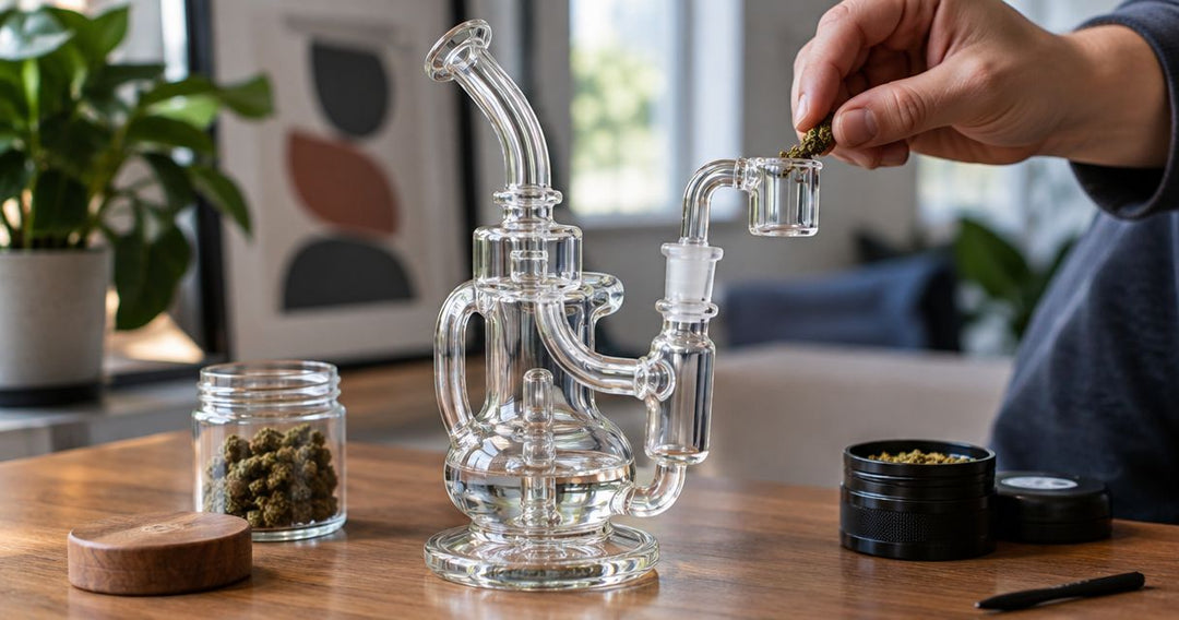 Can you use a dab rig recycler with dry herb?