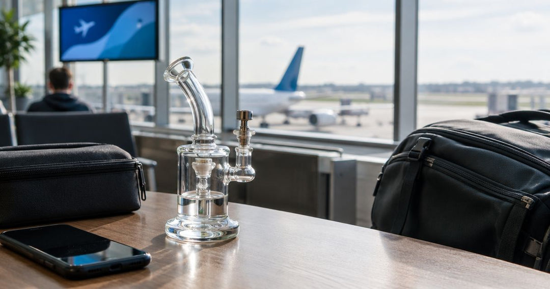 Can you bring a dab rig on a plane?