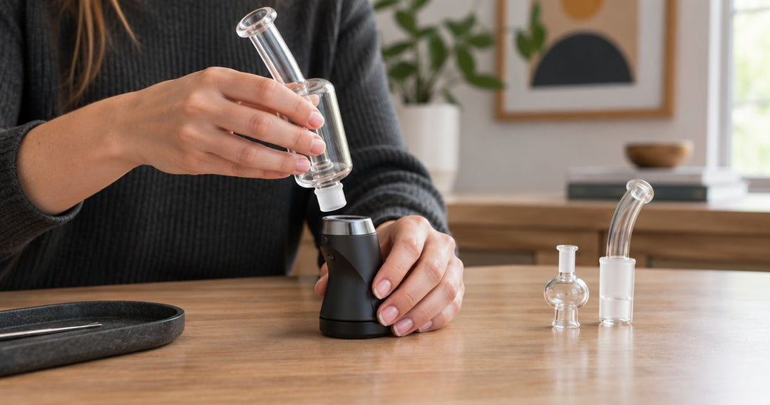 How to connect a Puffco Proxy to glass rig attachments