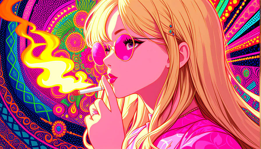 barbie smoking joint