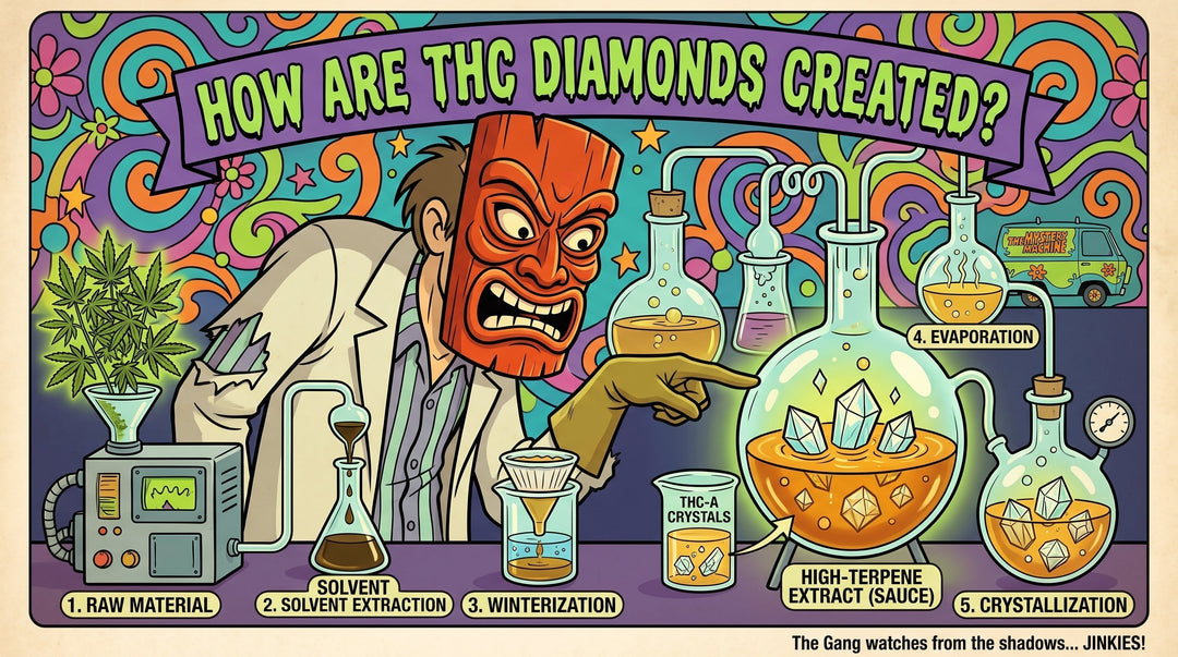 How Are THC Diamonds Created? The Complete 2026 Guide