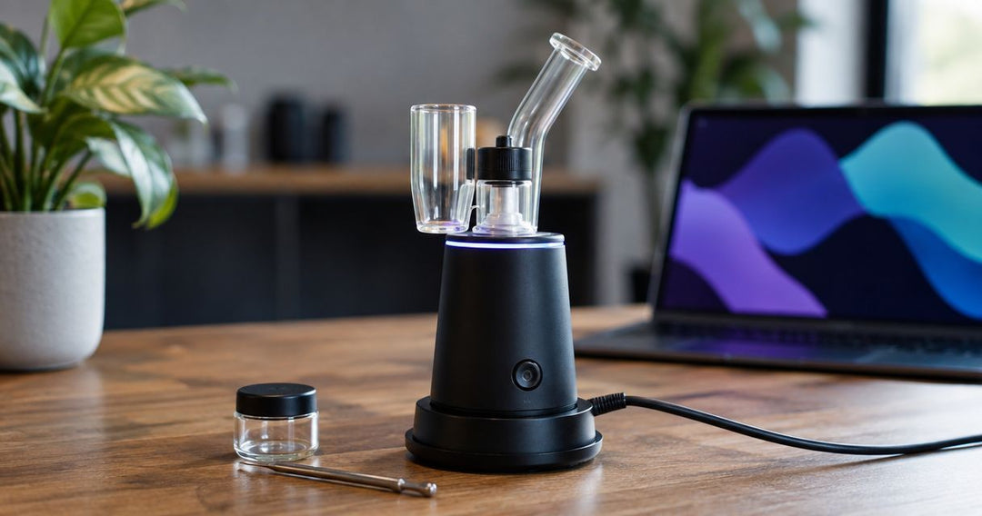 How long does an e-nail take to heat up?