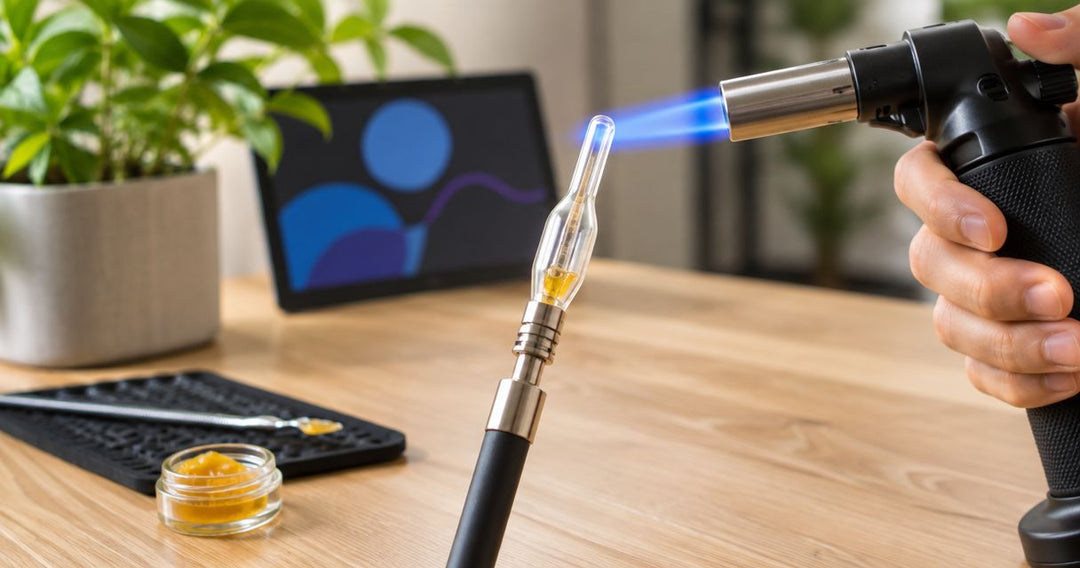 How to connect a nectar collector tip to a torch for instant dabs