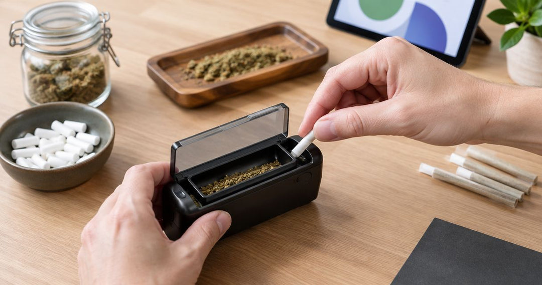How to load filter tips into an automatic joint rolling machine