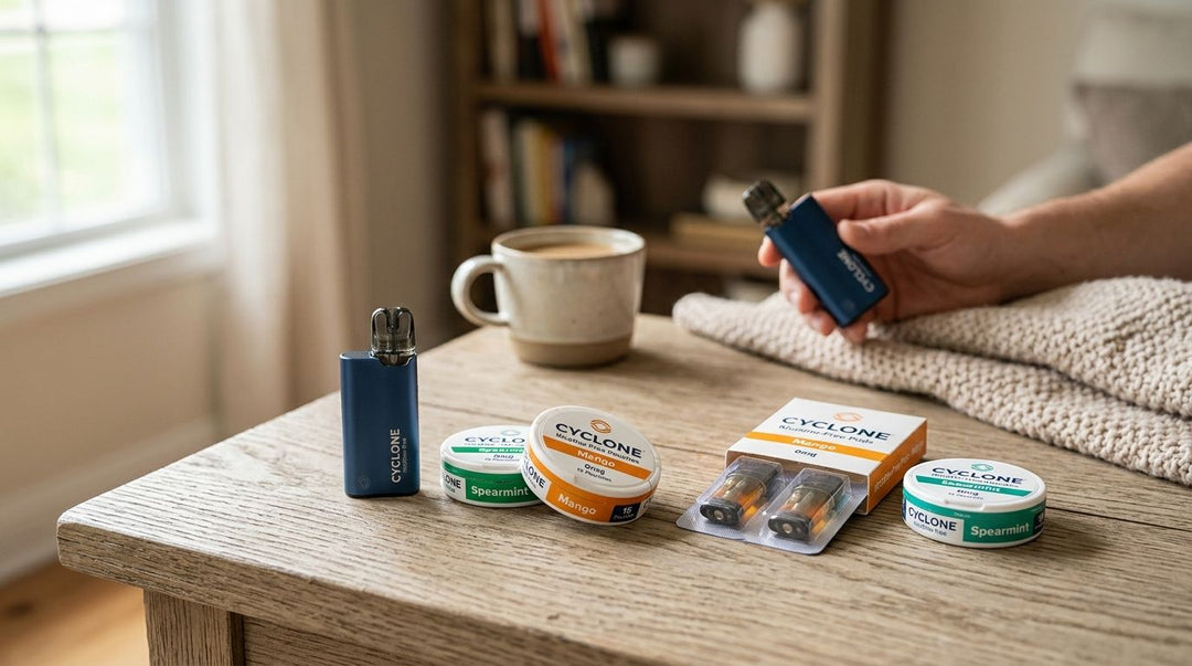 Cyclone Nicotine-Free Vapes and Pouches: A Guide
