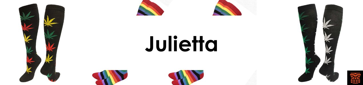 Julietta Over-the-Knee Socks | Rasta, Rainbow & Hemp Designs – Headshop.com