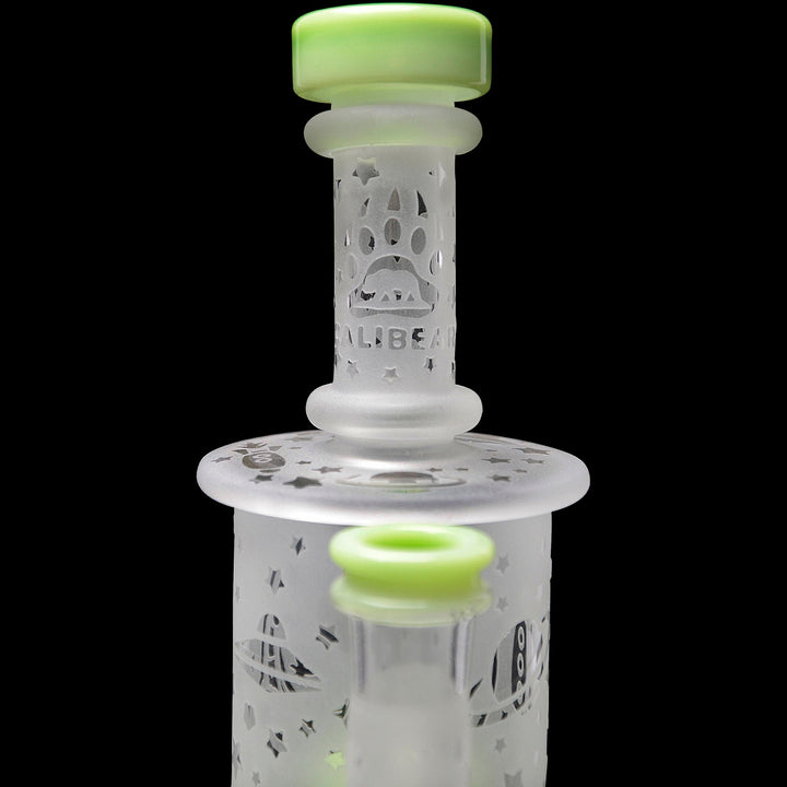 Calibear Sandblasted Flower Of Life Mini Can Bong - Headshop.com