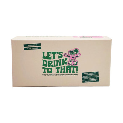 Let's Drink To That The Ultimate Every Occasion Drinking Card Game - Headshop.com