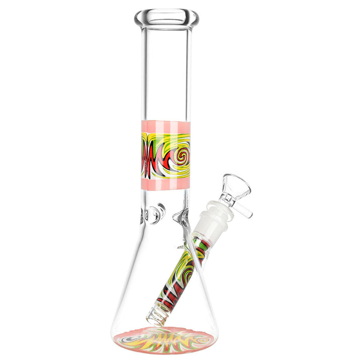 Vacillating Vibe Beaker Water Pipe - 9.75" / Colors Vary - Headshop.com