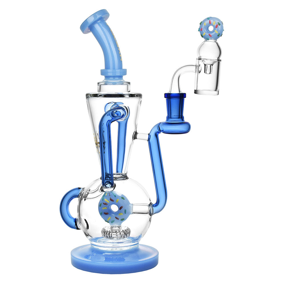 Pulsar Delectable Donut Recycler Dab Rig Kit - 10.75"/14mm F / Colors Vary - Headshop.com