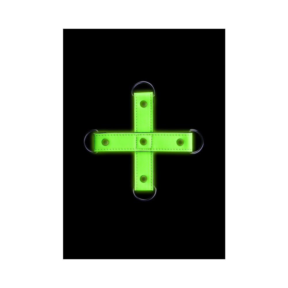 Ouch! Glow in the Dark Hogtie Neon Green - Headshop.com