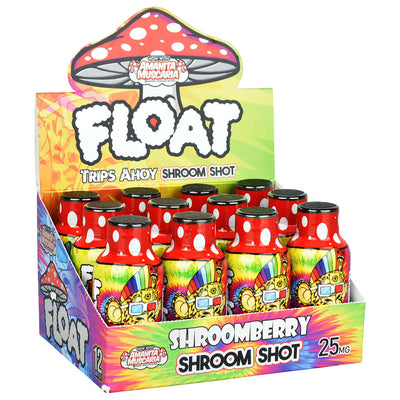 Float D9 Smart Shroom Shot | 2oz | 12pc Display - Headshop.com