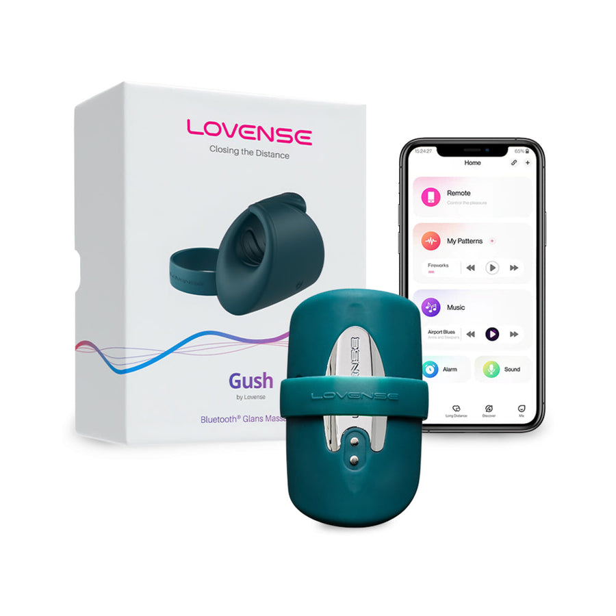 Lovense Gush Bluetooth Glans Massager and Masturbator - Headshop.com