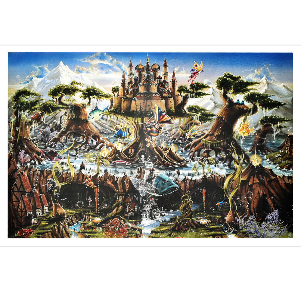 Aquatic Balance Poster | 36" x 24" - Headshop.com
