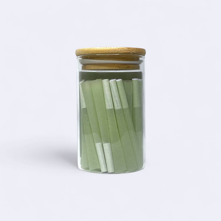 Green Man 1.25 Green Rice Cones 40ct Jar