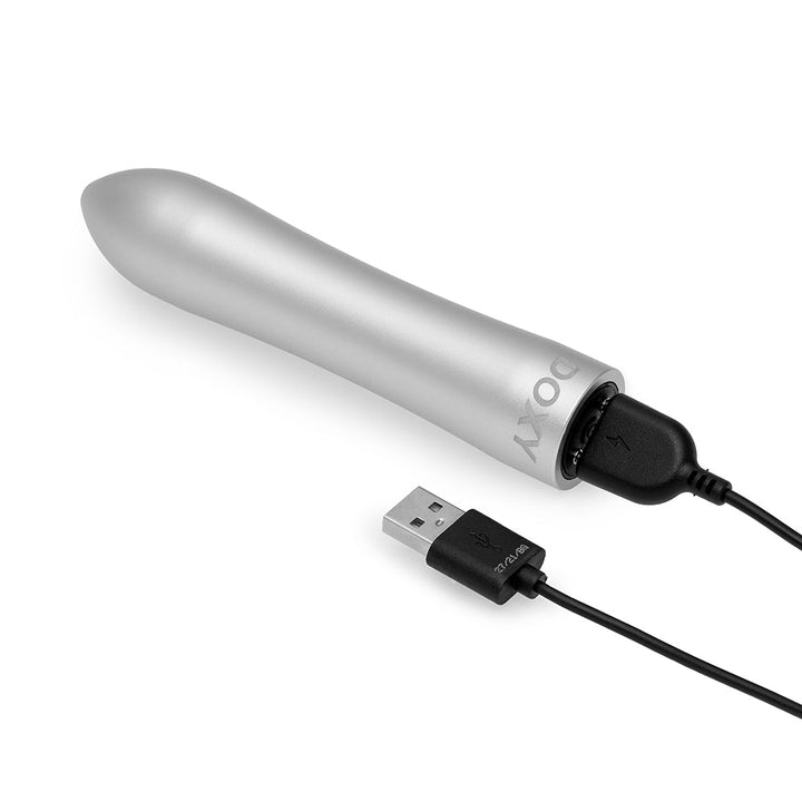 Doxy Bullet Rechargeable Vibrator Silver - Headshop.com