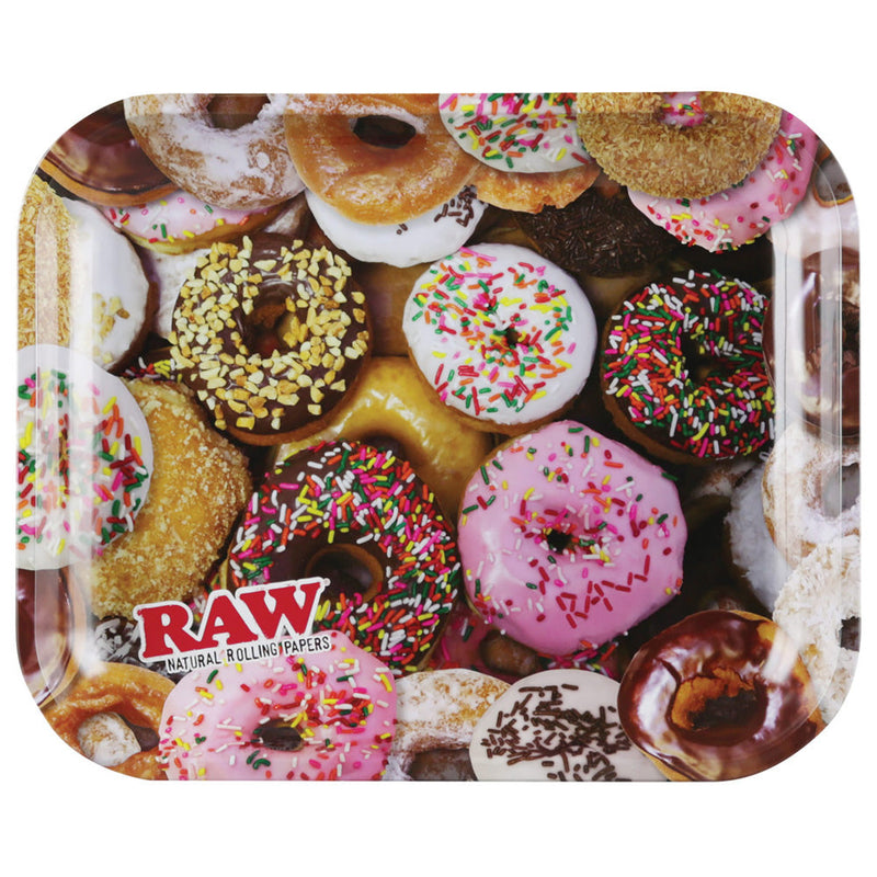 Raw Rolling Tray - Donuts - Large / 13.25"x10.75" - Headshop.com