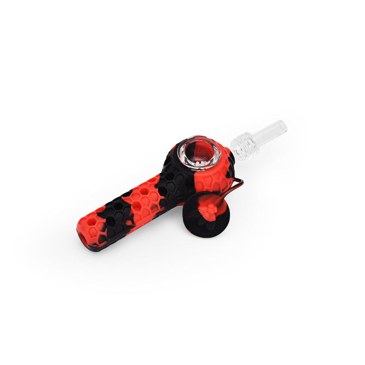 Ritual - 4'' Silicone Nectar Spoon - Black & Red - Headshop.com
