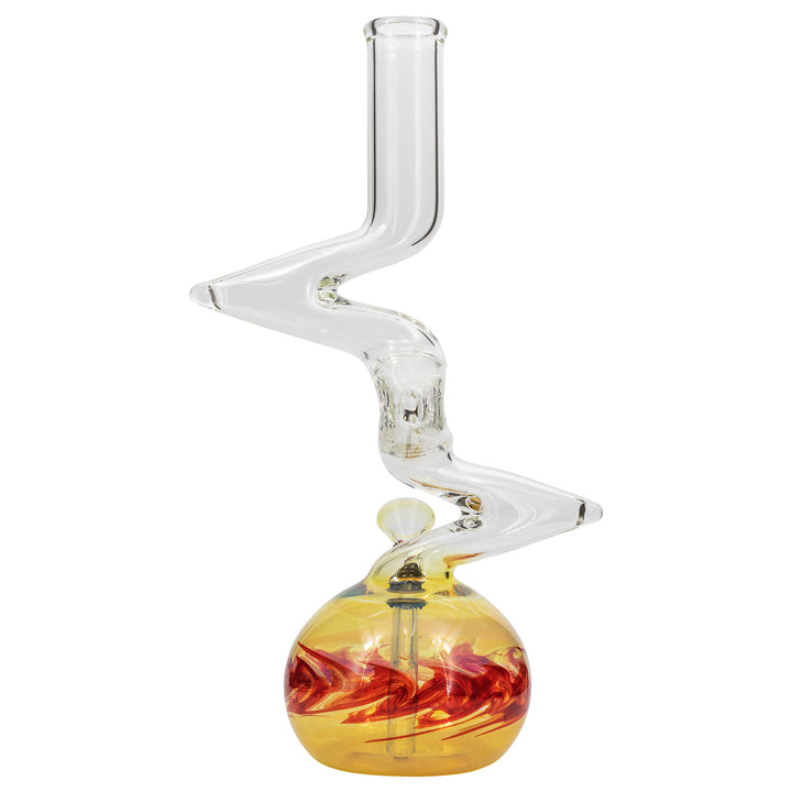 LA Pipes "Switchback" Bubble Base Bong - Headshop.com