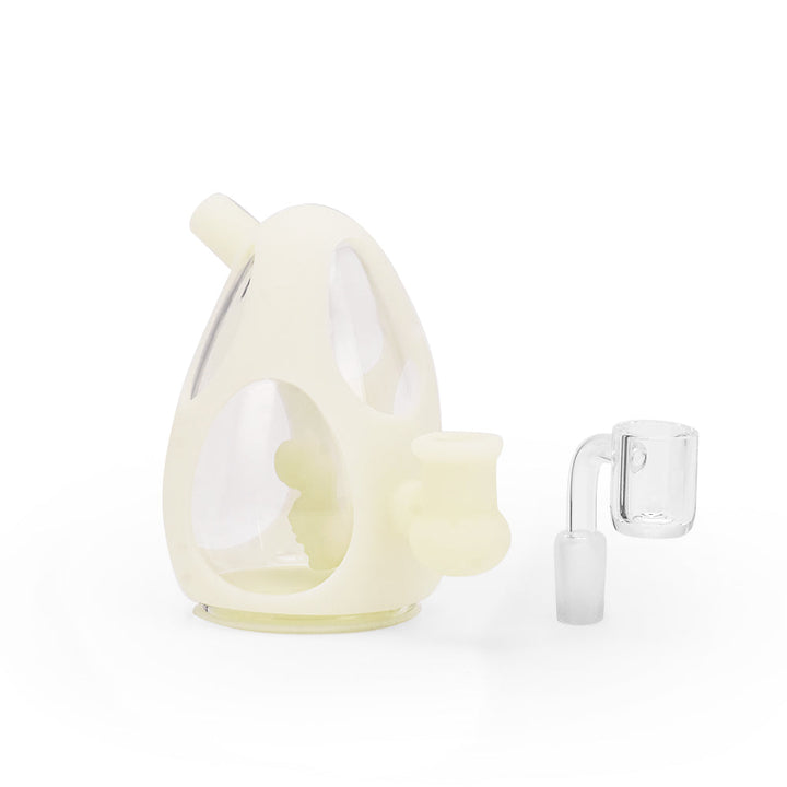 Ritual - 5'' Silicone Yoshi Egg Rig - UV Titanium White - Headshop.com