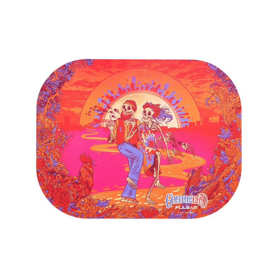 Grateful Dead x Pulsar Mini Magnetic Rolling Tray Lid - Sunset Dance / 7"x5.5" - Headshop.com