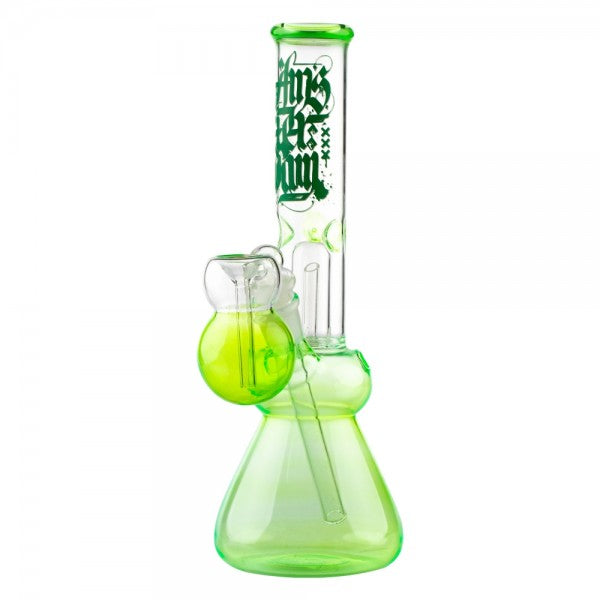 Amsterdam | 12" Black Glass Water Pipe w/ Tree Perc - Headshop.com