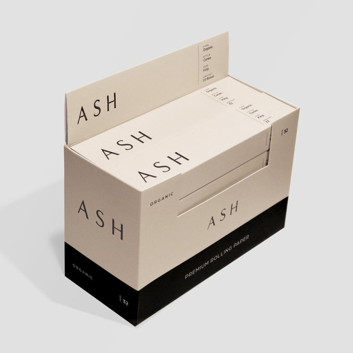 ASH Pre-rolled Cones | Organic | 32 count | Box - Headshop.com