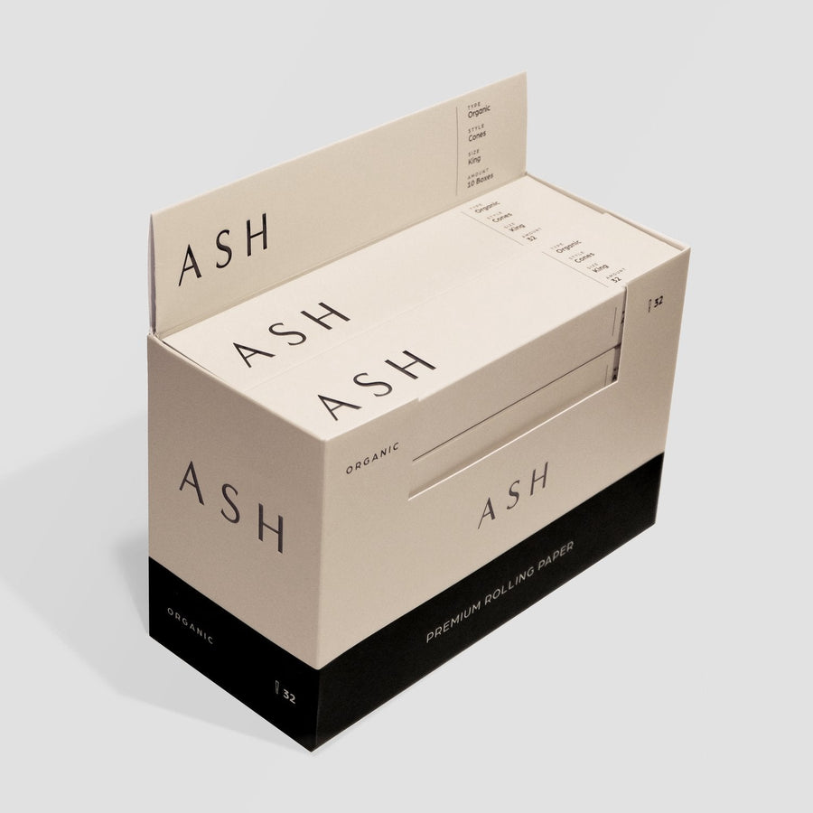 ASH Pre-rolled Cones | Organic | 32 count | Box - Headshop.com