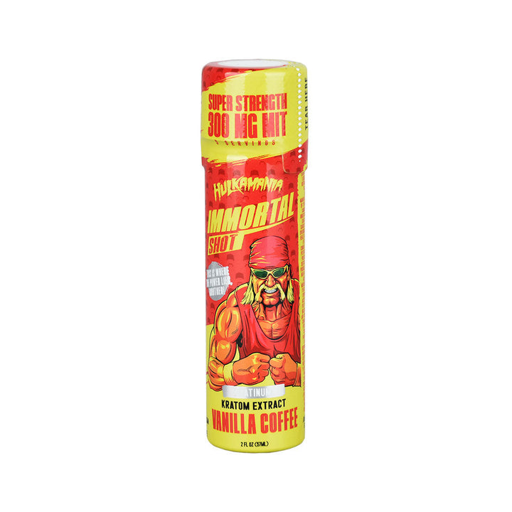 Hulkamania Immortal Kratom Shots | 300mg | 2oz | 12pc Display - Headshop.com
