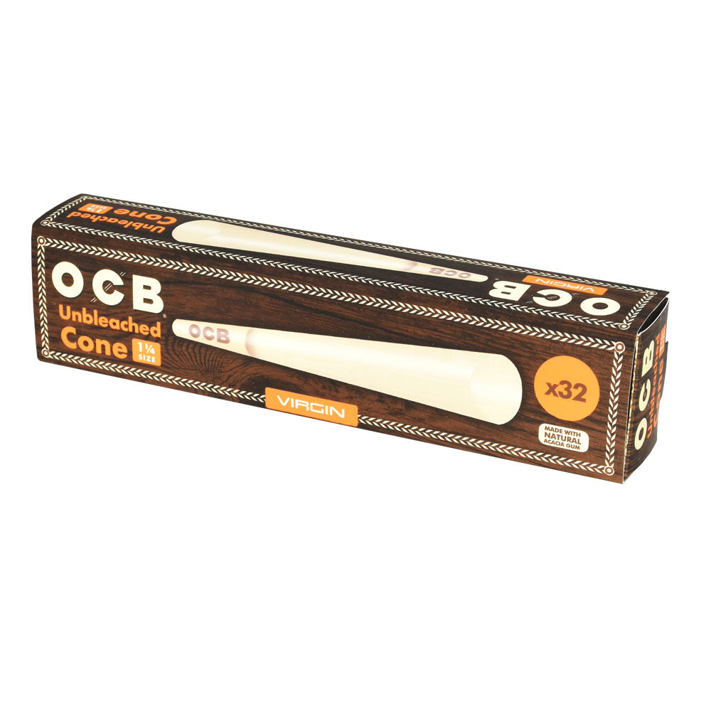 OCB Virgin Unbleached Cones - Headshop.com