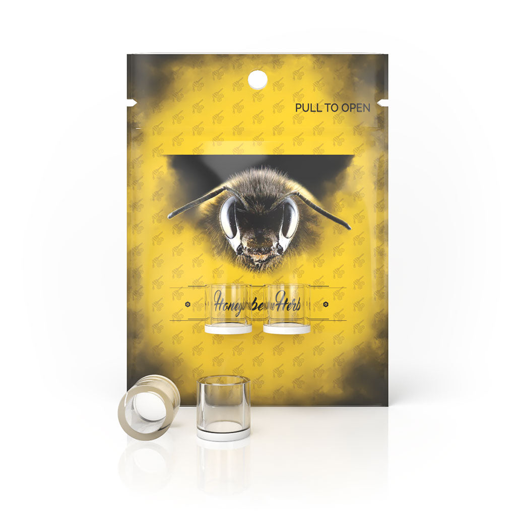 Honeybee Herb Honey and Milk Quartz Cups - Headshop.com