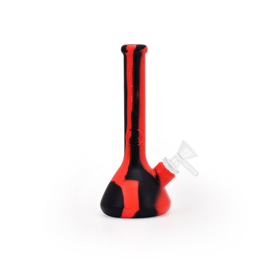 Ritual - 7.5'' Deluxe Silicone Mini Beaker - Red & Black - Headshop.com