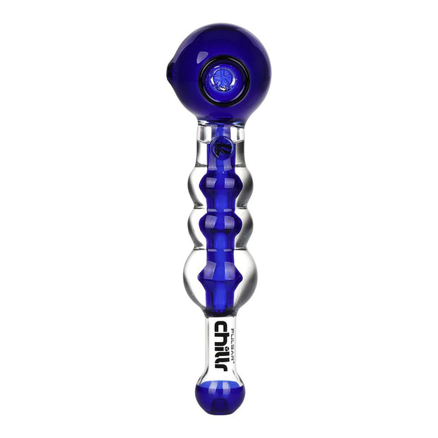 Pulsar Chillr Glycerin Glass Hand Pipe - 7.5" / Blue