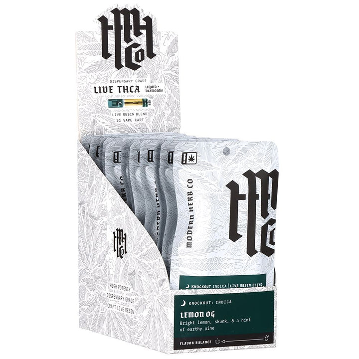 Modern Herb Co Liquid Diamonds THCA Cartridge - 1g 12ct - Headshop.com