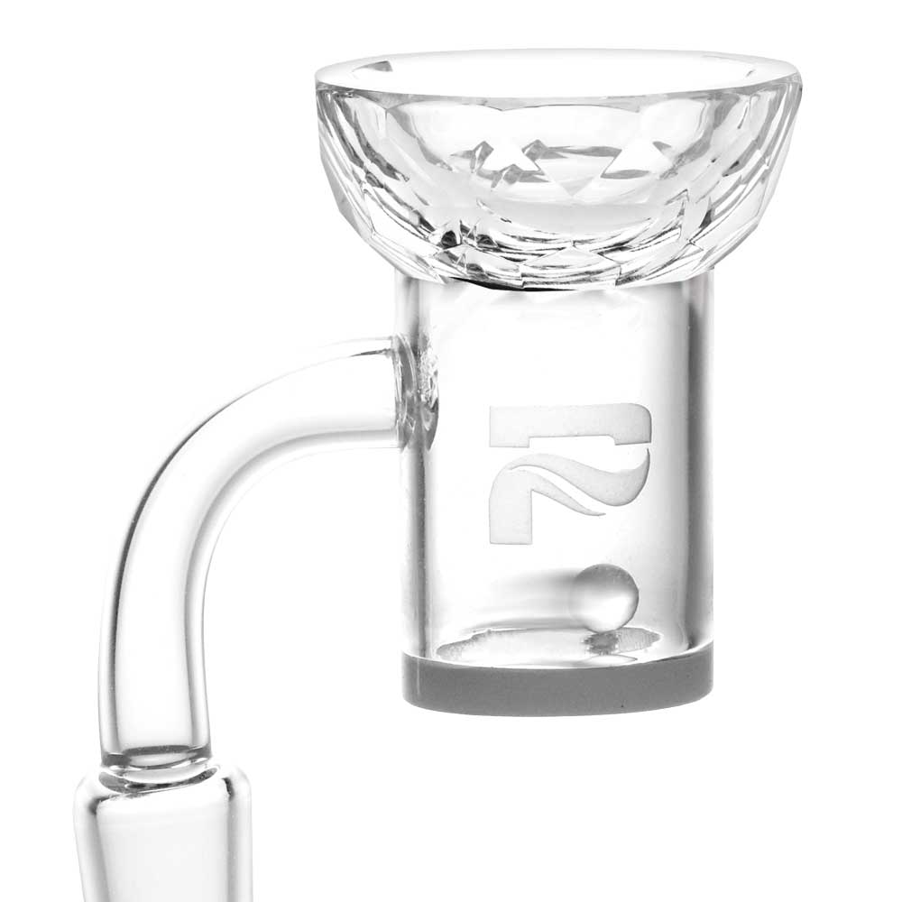 Pulsar Glass Oil Dish & Spinner Carb Cap Combo - 33mm - Headshop.com