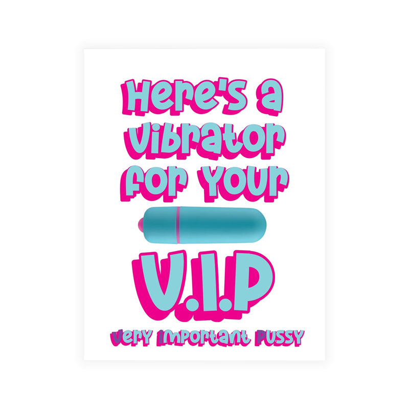 Naughty Vibes VIP Greeting Card - Headshop.com
