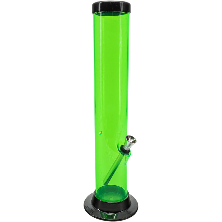 Straight Tube Acrylic Bong  6-9-12-15"
