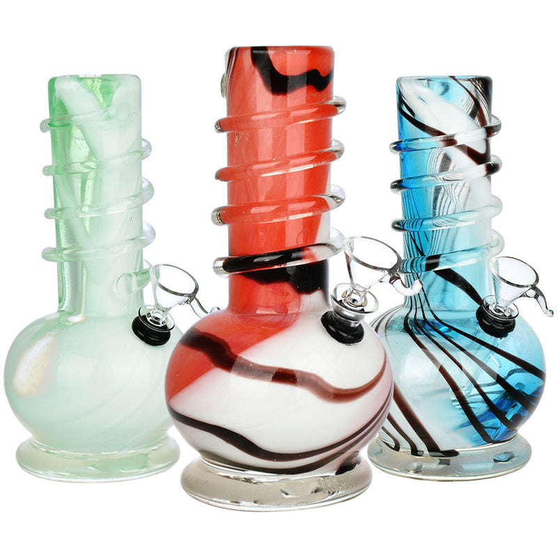 Cloud Of Dreams Soft Glass Water Pipe - 7.75" / Colors Vary - Headshop.com