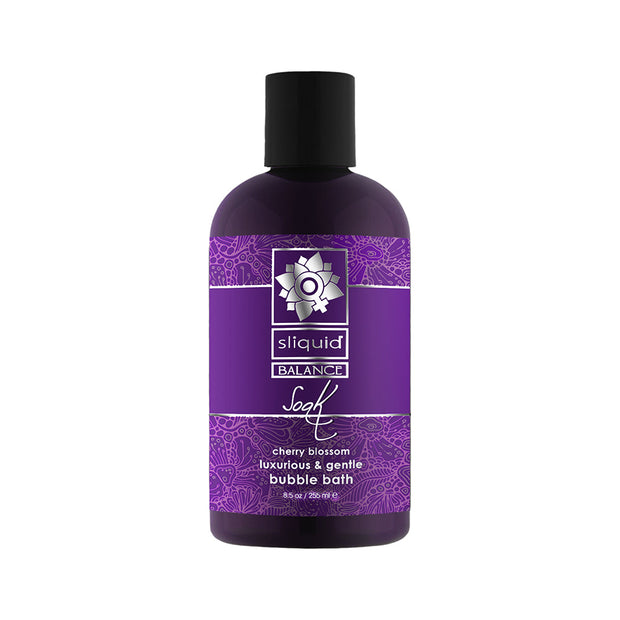 Sliquid Balance Soak Bubble Bath Cherry Blossom 8.5 oz. - Headshop.com