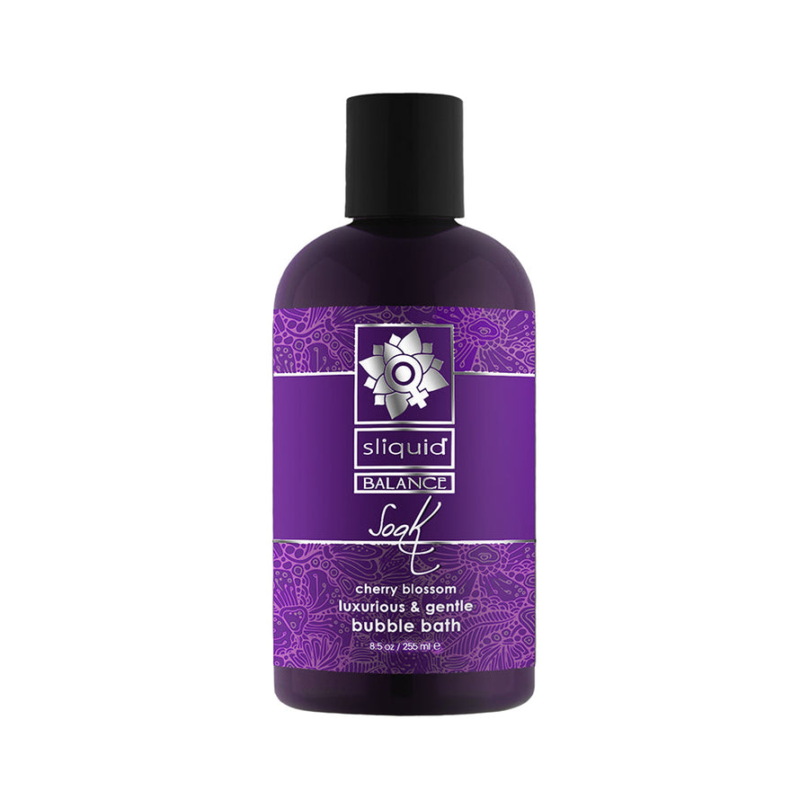 Sliquid Balance Soak Bubble Bath Cherry Blossom 8.5 oz. - Headshop.com