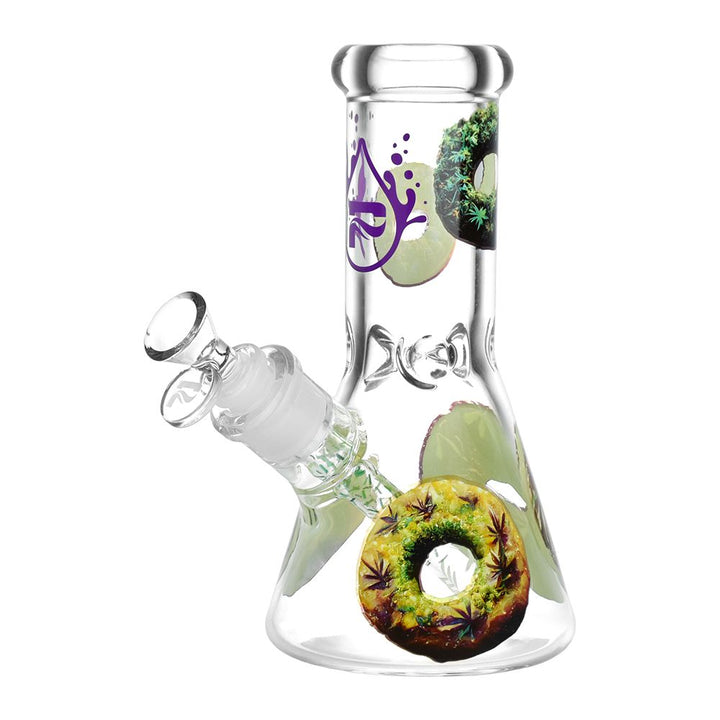 Pulsar Forbidden Donuts Design Series Glass Beaker Water Pipe - 7.75" / 14mm F - Headshop.com