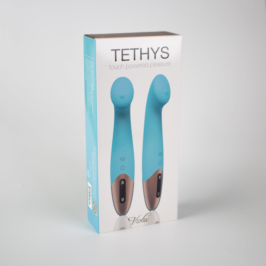 Tethys Touch Panel G-Spot Vibrator Blue - Headshop.com