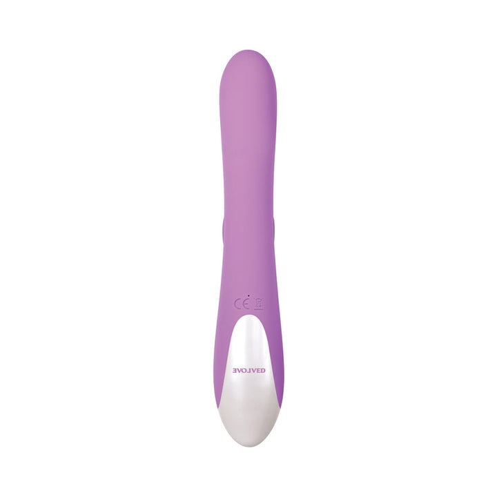 Evolved Super Sucker Rechargeable Thumping Suction Silicone Dual Stimulator Purple - Headshop.com